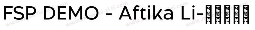 FSP DEMO - Aftika Li字体转换